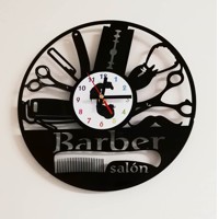 Vinylové hodiny - Barber